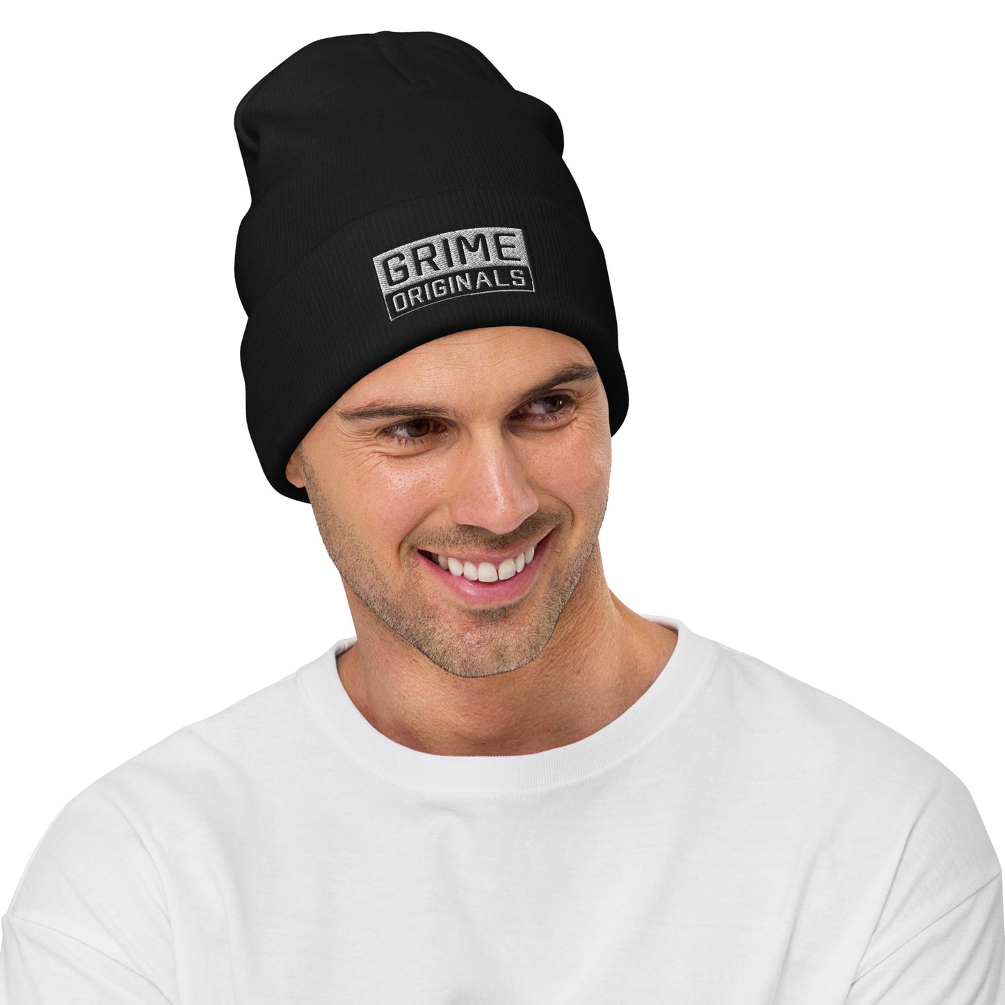 Big Box Embroidered Beanie