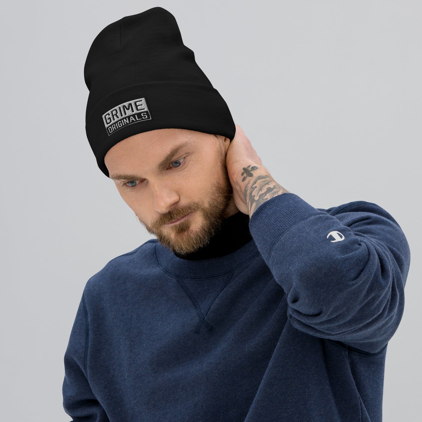 Big Box Embroidered Beanie
