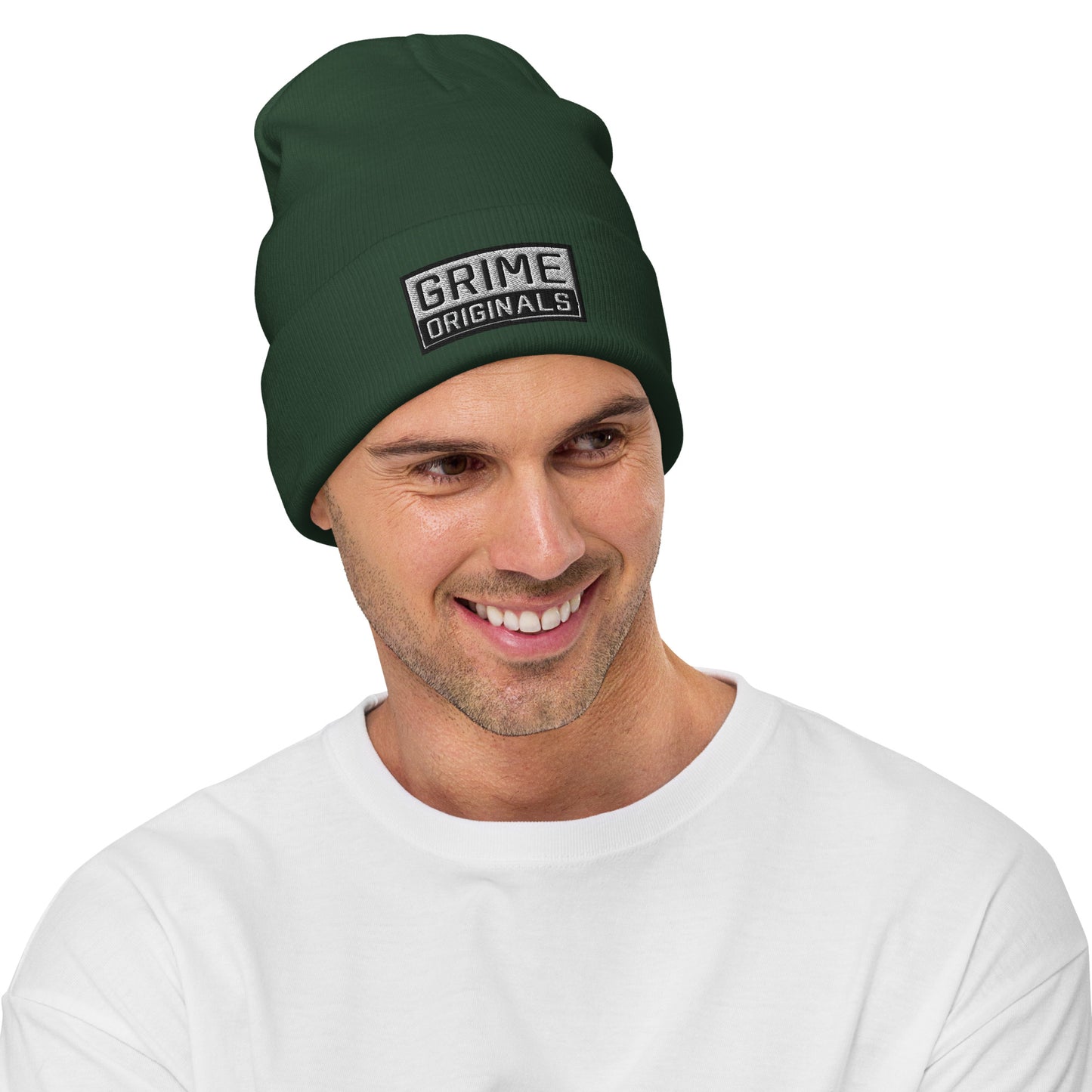 Big Box Embroidered Beanie