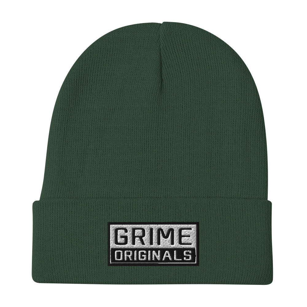Big Box Embroidered Beanie