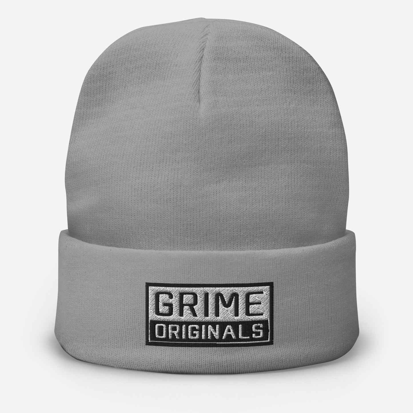 Big Box Embroidered Beanie