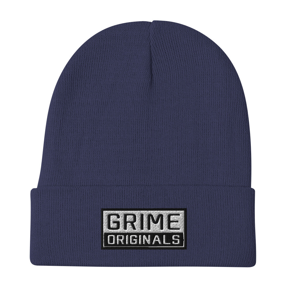 Big Box Embroidered Beanie