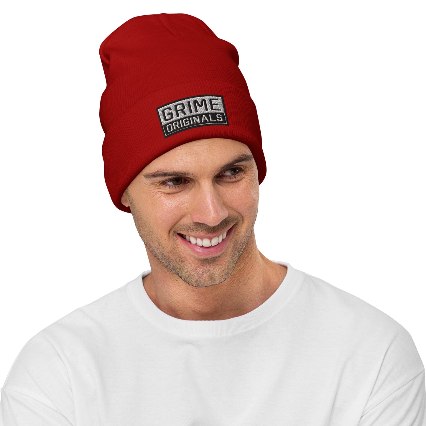 Big Box Embroidered Beanie