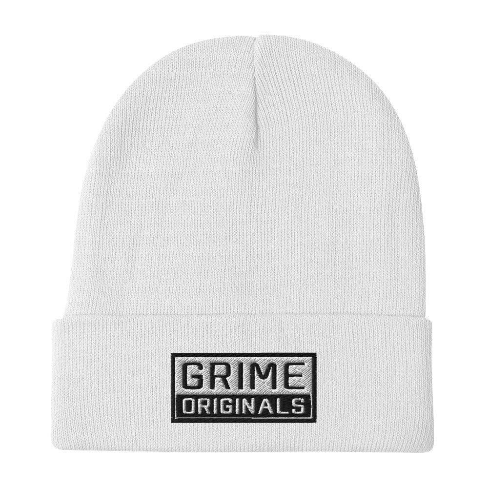 Big Box Embroidered Beanie