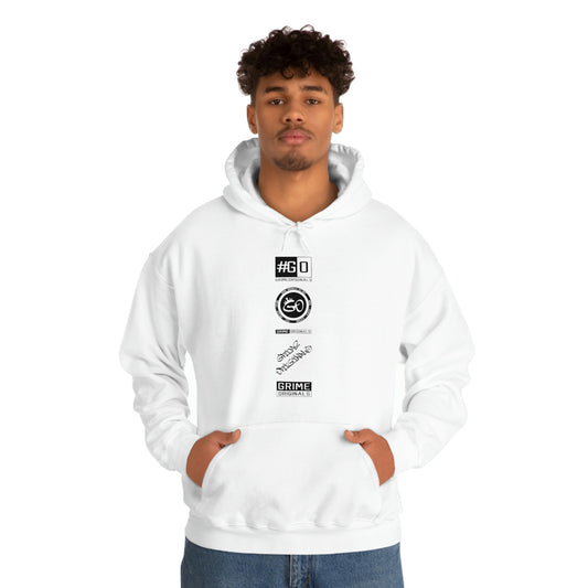 5 Badge Logo Unisex Hooded Sweatshirt