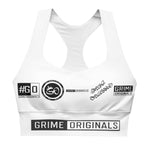 Grime Originals Sports bra (White/Black)