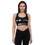 Grime Originals sports bra (Black/White)