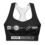 Grime Originals sports bra (Black/White)