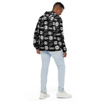 5 Badge Logo windbreaker (Black/White)