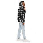 5 Badge Logo windbreaker (Black/White)