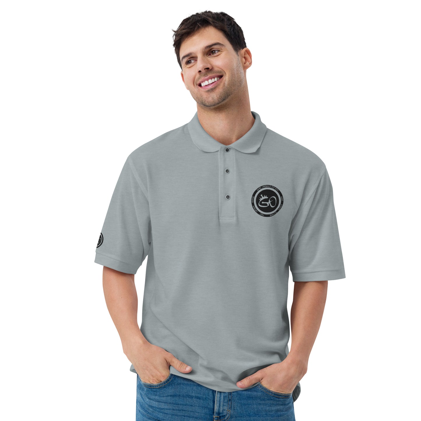 G.O CROWN Men's Premium Polo (Various colours)