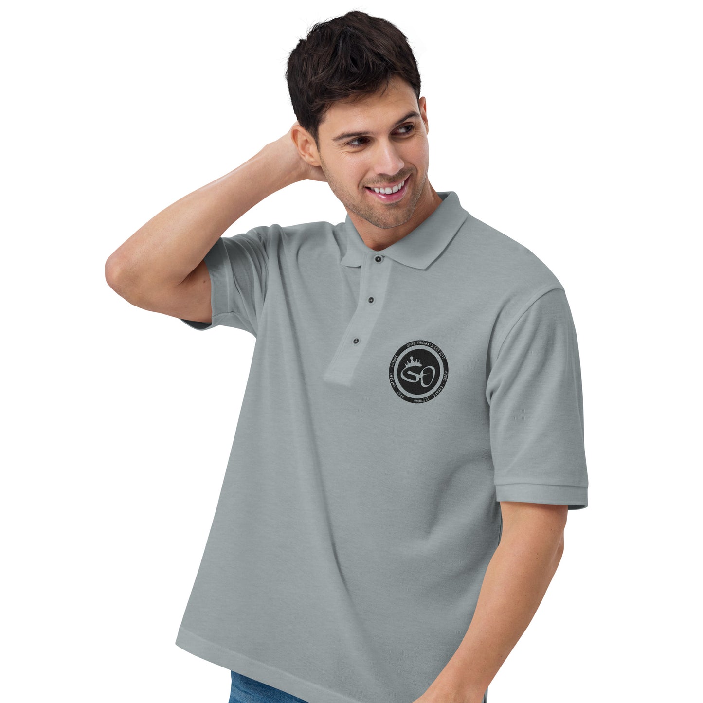 G.O CROWN Men's Premium Polo (Various colours)