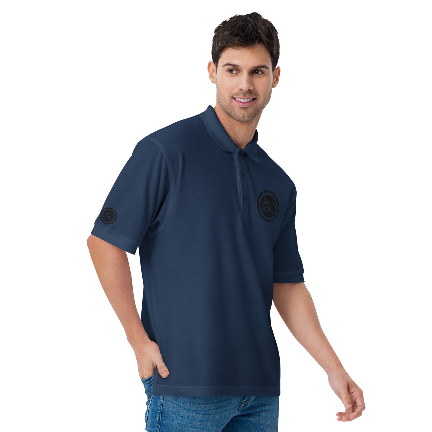 G.O CROWN Men's Premium Polo (Various colours)