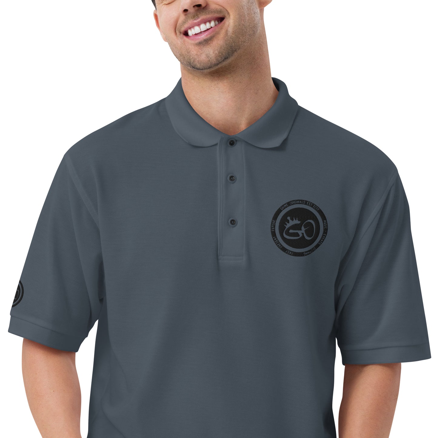 G.O CROWN Men's Premium Polo (Various colours)