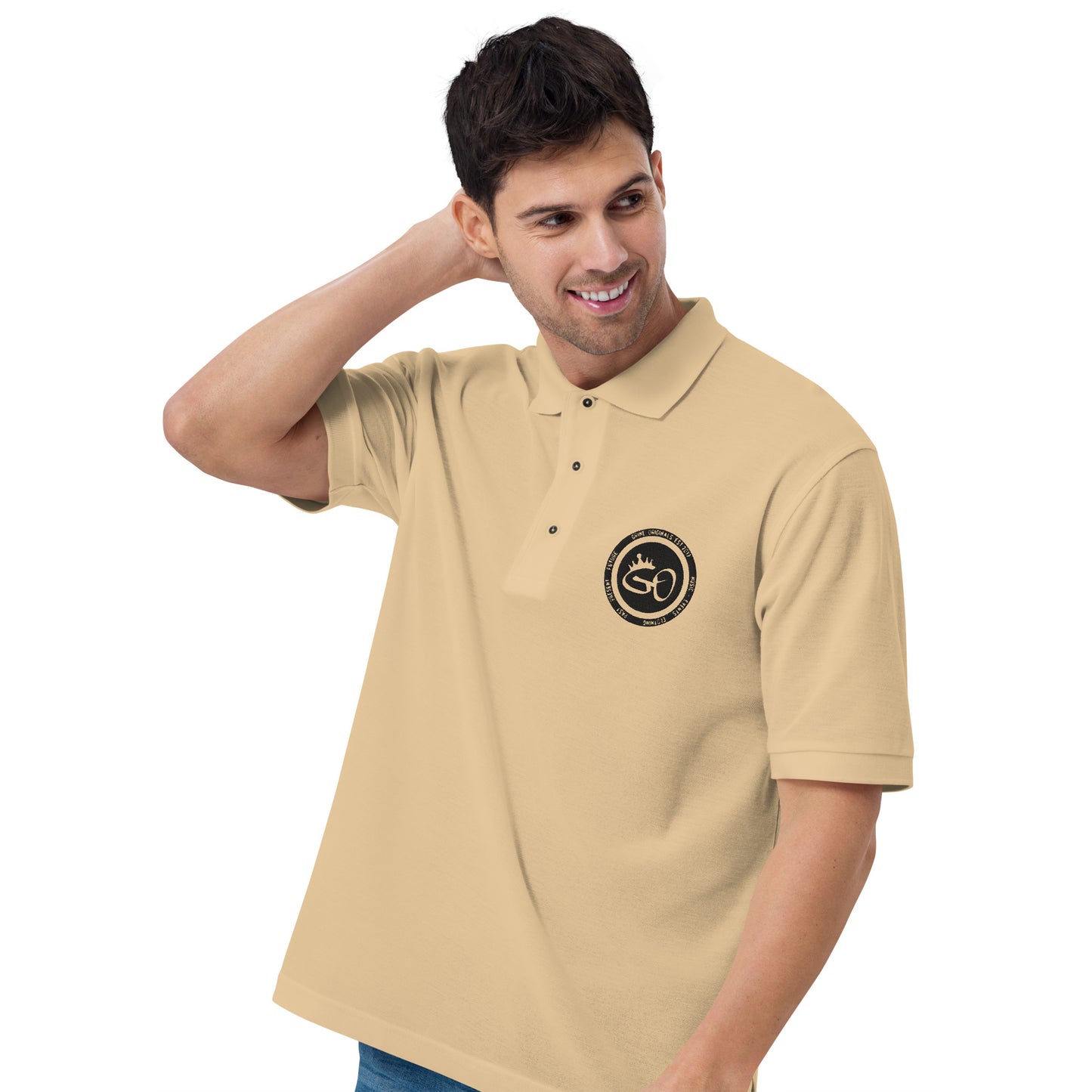 G.O CROWN Men's Premium Polo (Various colours)