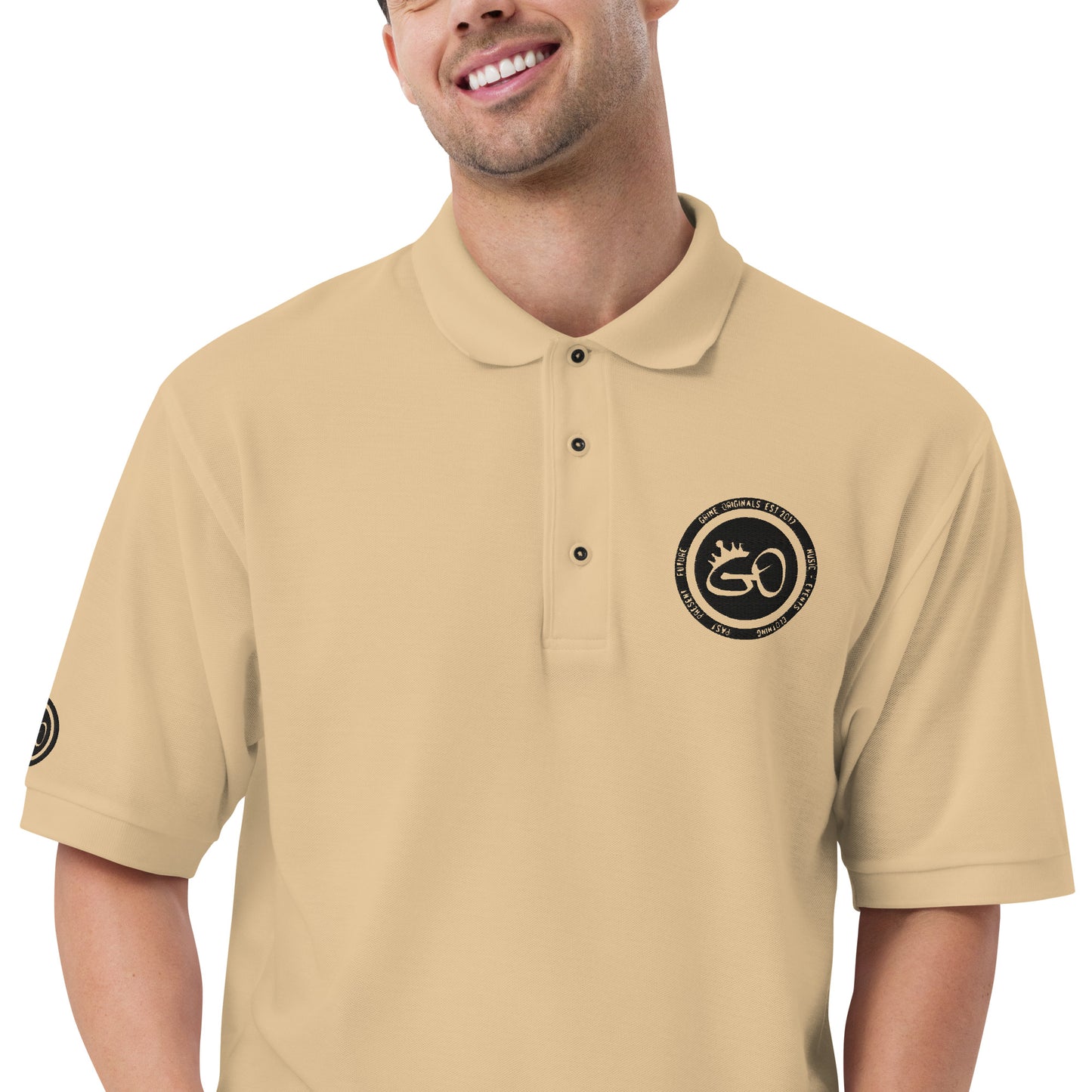 G.O CROWN Men's Premium Polo (Various colours)