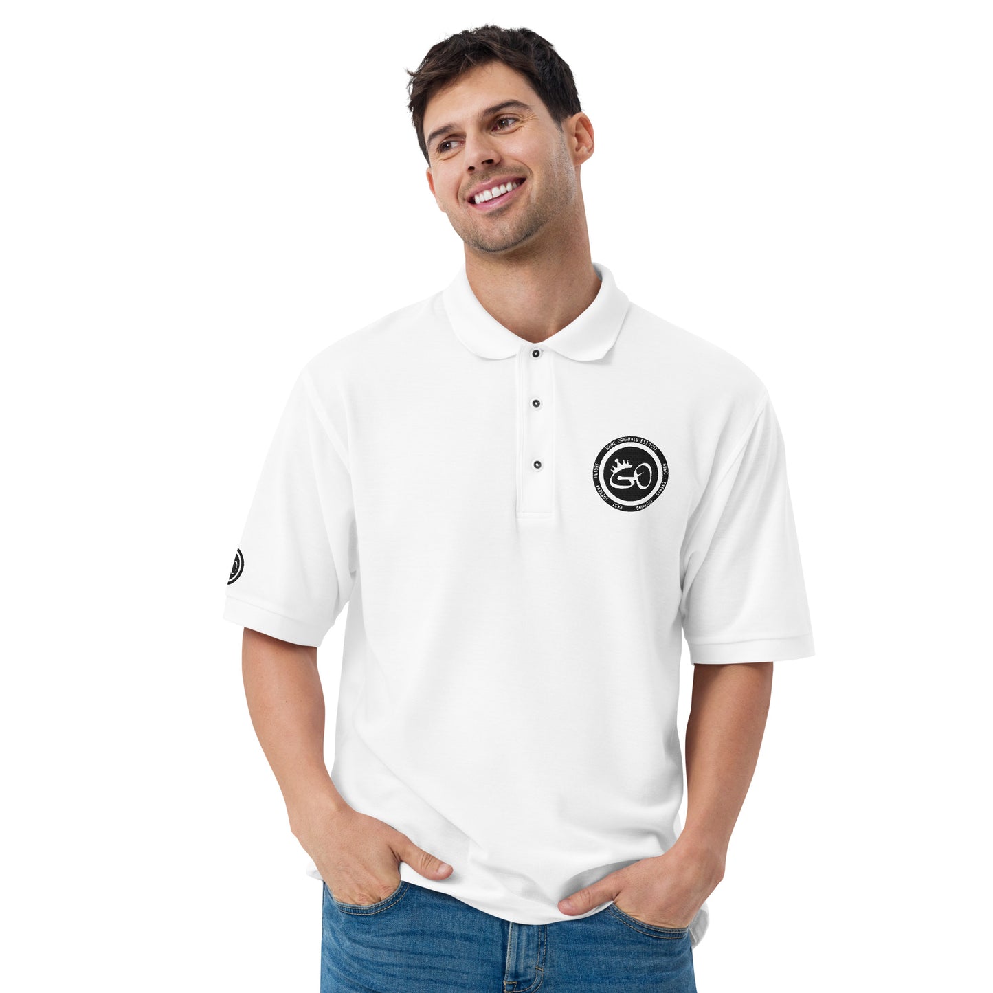 G.O CROWN Men's Premium Polo (Various colours)