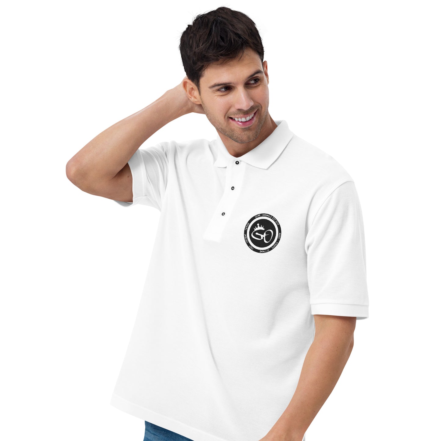 G.O CROWN Men's Premium Polo (Various colours)