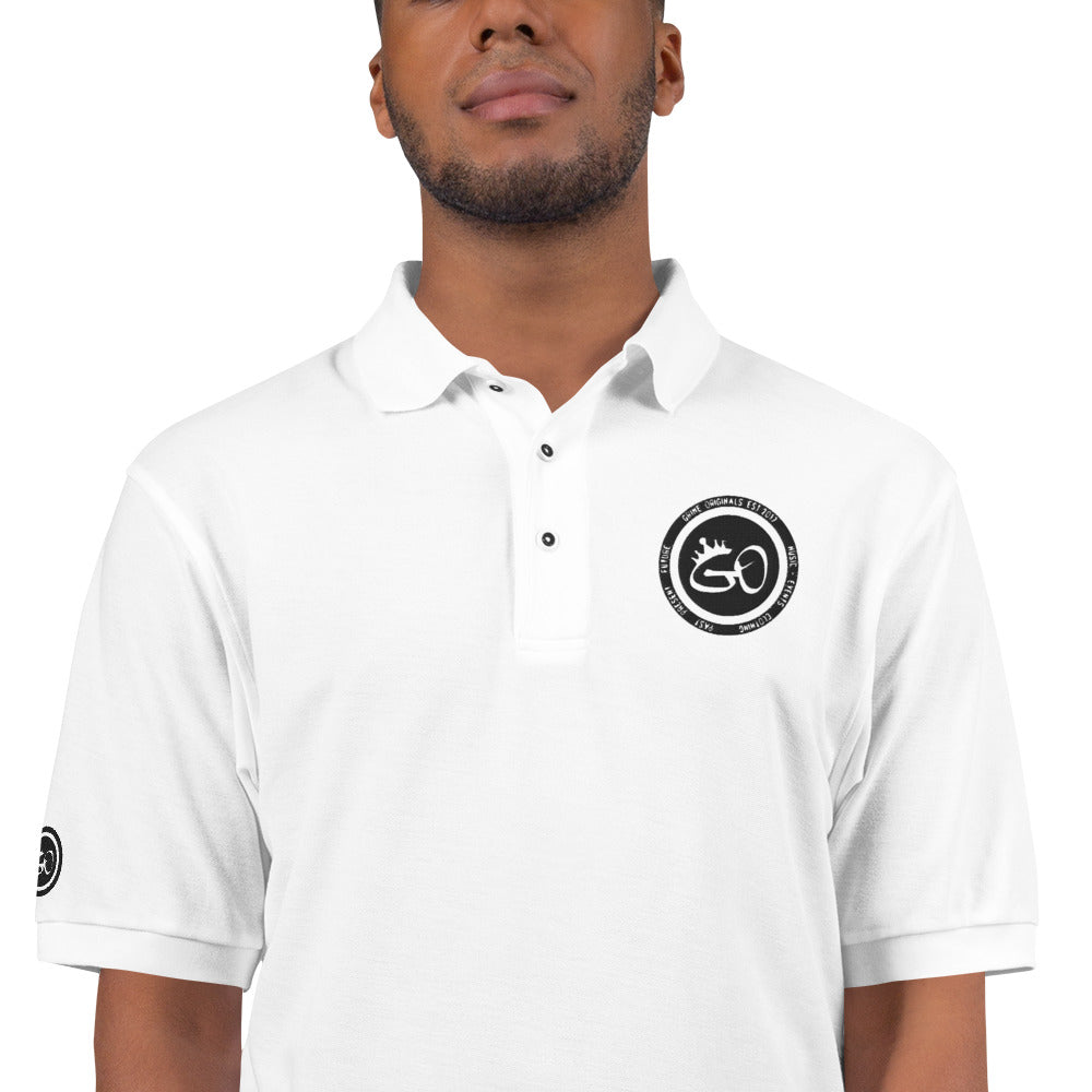 G.O CROWN Men's Premium Polo (Various colours)