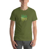 GO Sound Wave T-shirt (Green/Yellow)